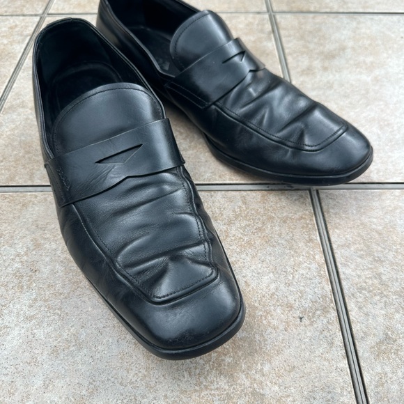 PRADA 
Leather Penny Loafer - Picture 8 of 14